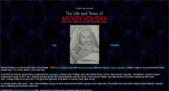 Desktop Screenshot of mickeyholiday.com